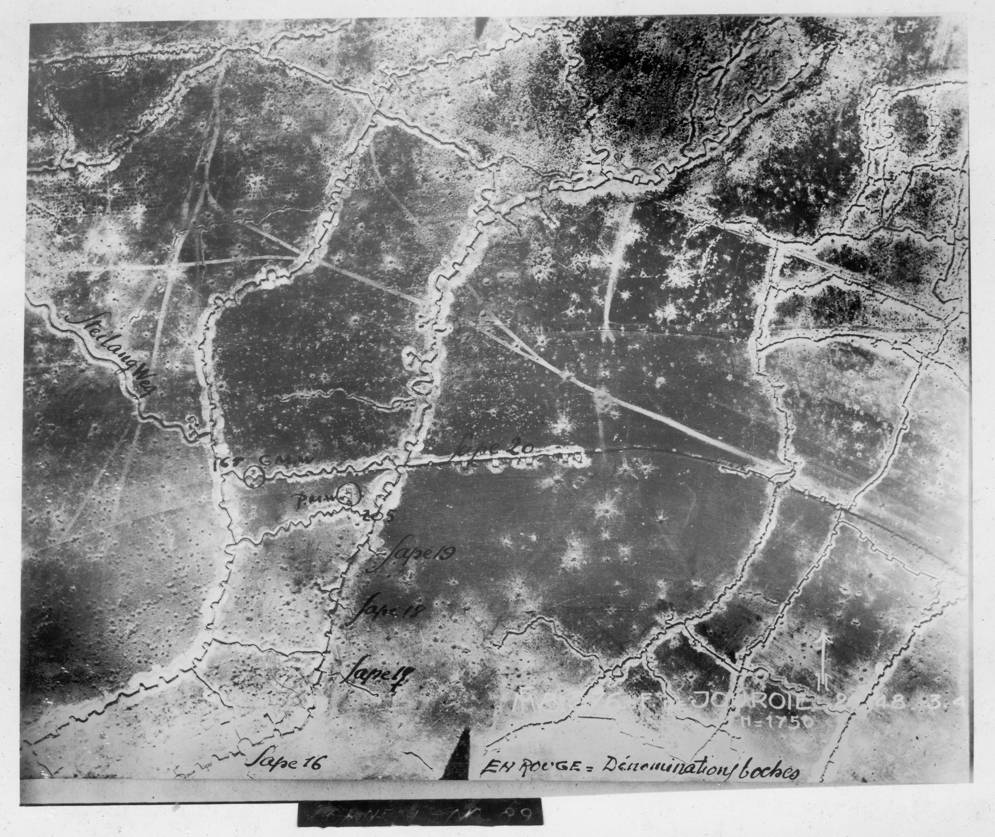 WW1 Aerial Recon Photos--Harry Holloway Collection : /Photos 150-179